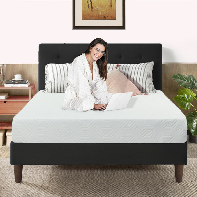 Alwyn Home Alwyn Home Delanie Medium Firm Reversible Gel Foam Mattress CertiPUR US Certified Foam Mattress Thickness 9 Wayfair